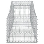 10 db íves horganyzott vas gabion kosár 200x50x40/60 cm 5