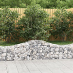 18 db íves horganyzott vas gabion kosár 200x50x40/60 cm