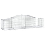25 db íves horganyzott vas gabion kosár 200x50x40/60 cm 3