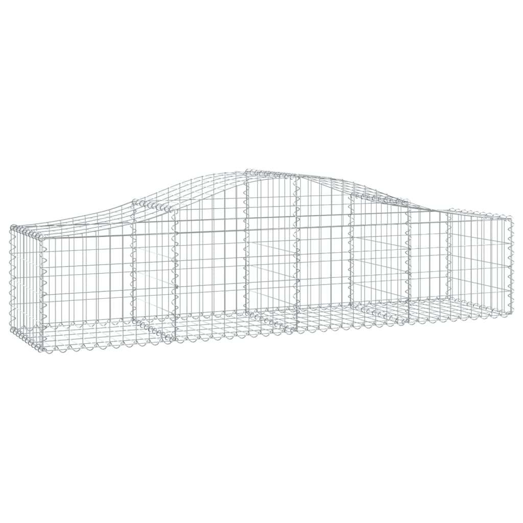 25 db íves horganyzott vas gabion kosár 200x50x40/60 cm 3