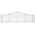 25 db íves horganyzott vas gabion kosár 200x50x40/60 cm 4