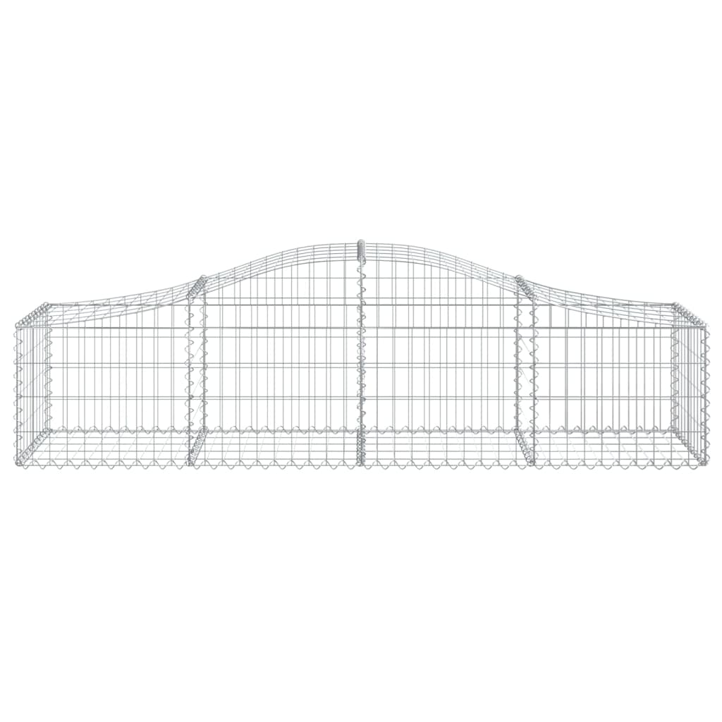 25 db íves horganyzott vas gabion kosár 200x50x40/60 cm 4