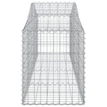 7 db íves horganyzott vas gabion kosár 200x50x60/80 cm 5