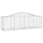 12 db íves horganyzott vas gabion kosár 200x50x60/80 cm 3