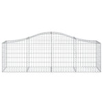 12 db íves horganyzott vas gabion kosár 200x50x60/80 cm 4