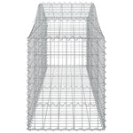 12 db íves horganyzott vas gabion kosár 200x50x60/80 cm 5