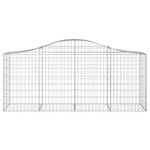30 db íves horganyzott vas gabion kosár 200x50x80/100 cm 4