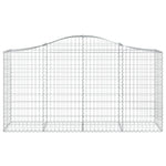 20 db íves horganyzott vas gabion kosár 200x50x100/120 cm 4