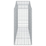 15 db íves horganyzott vas gabion kosár 200x50x120/140 cm 5