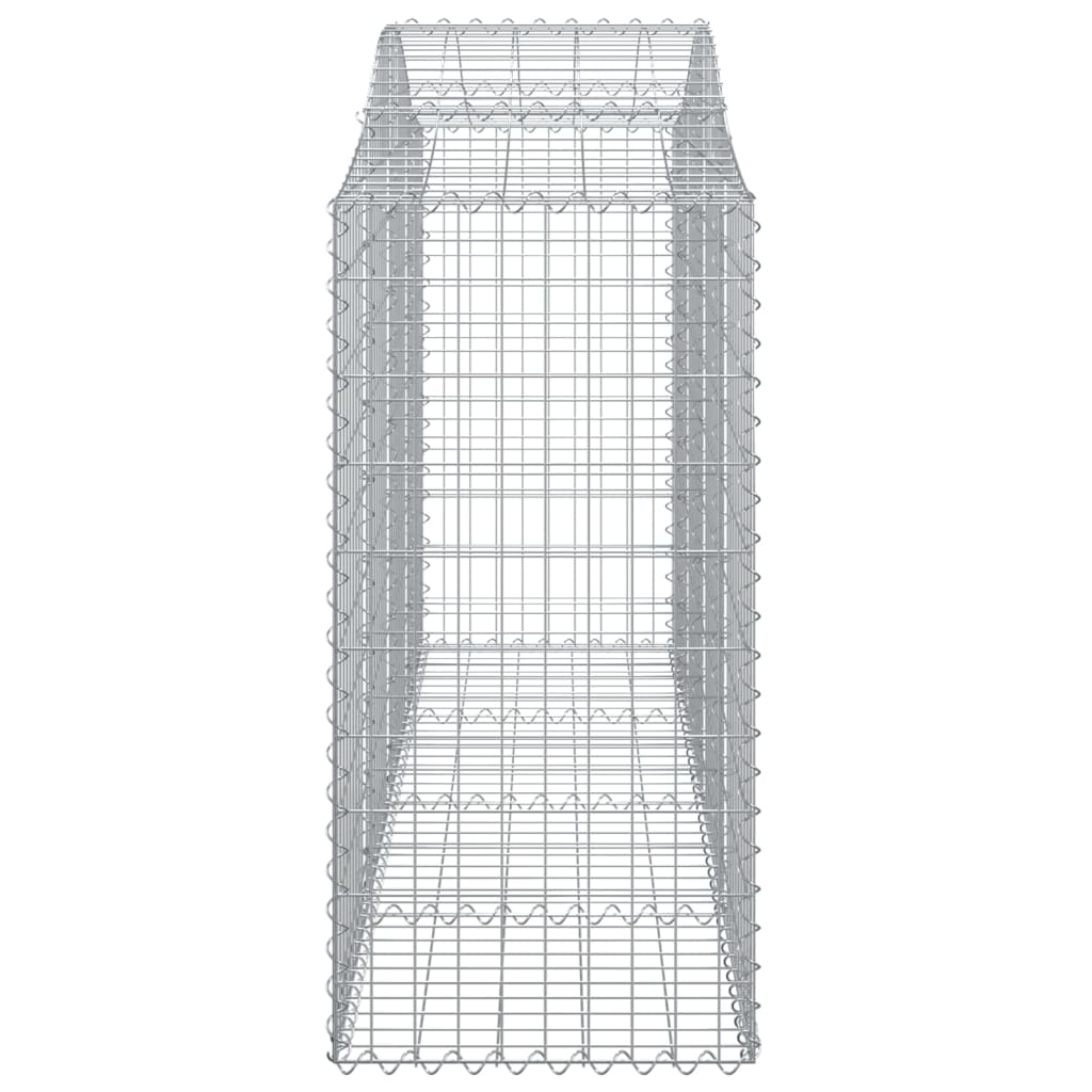 15 db íves horganyzott vas gabion kosár 200x50x120/140 cm 5