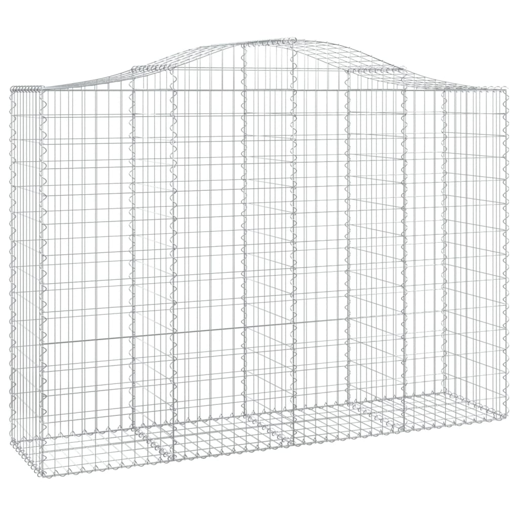 11 db íves horganyzott vas gabion kosár 200x50x140/160 cm 3