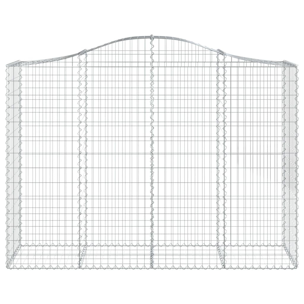 13 db íves horganyzott vas gabion kosár 200x50x140/160 cm 4
