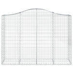 15 db íves horganyzott vas gabion kosár 200x50x140/160 cm 4