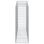 15 db íves horganyzott vas gabion kosár 200x50x140/160 cm 5