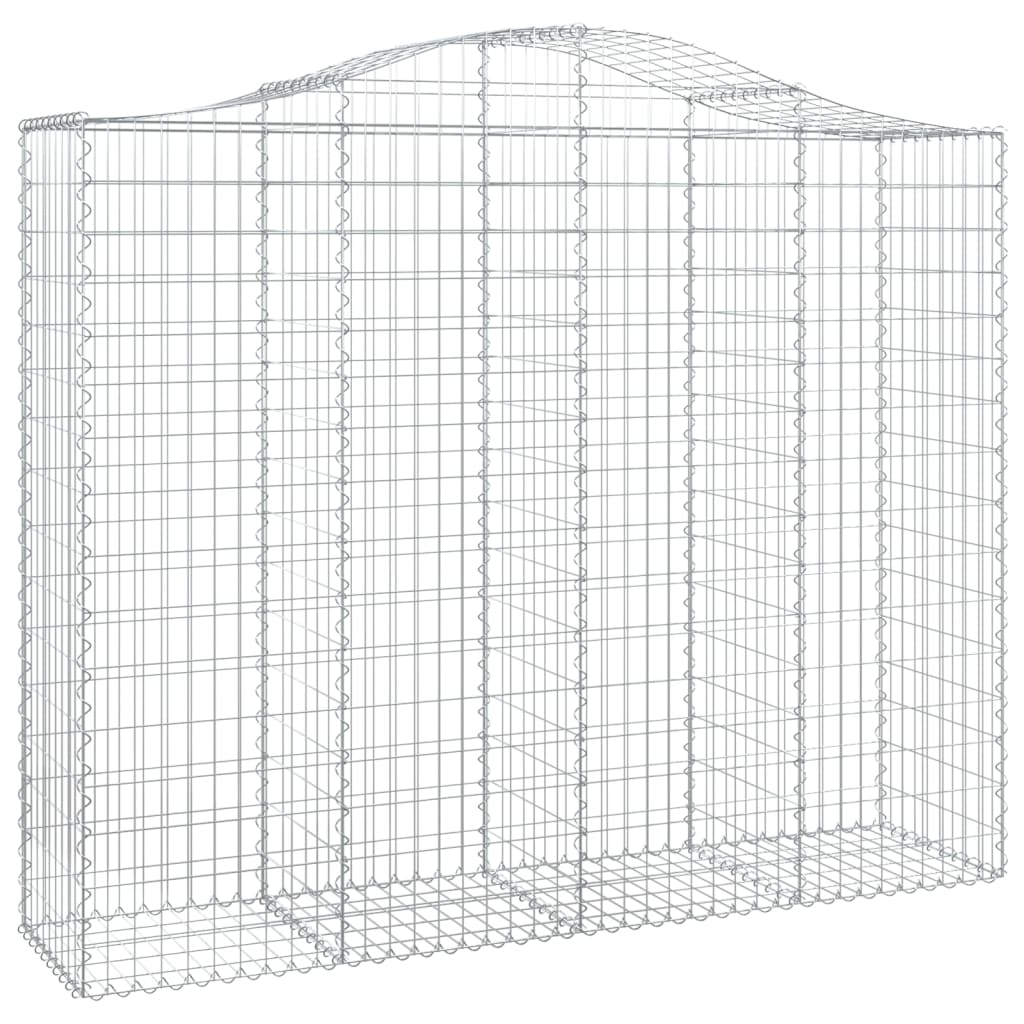 11 db íves horganyzott vas gabion kosár 200x50x160/180 cm 3