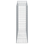 11 db íves horganyzott vas gabion kosár 200x50x160/180 cm 5