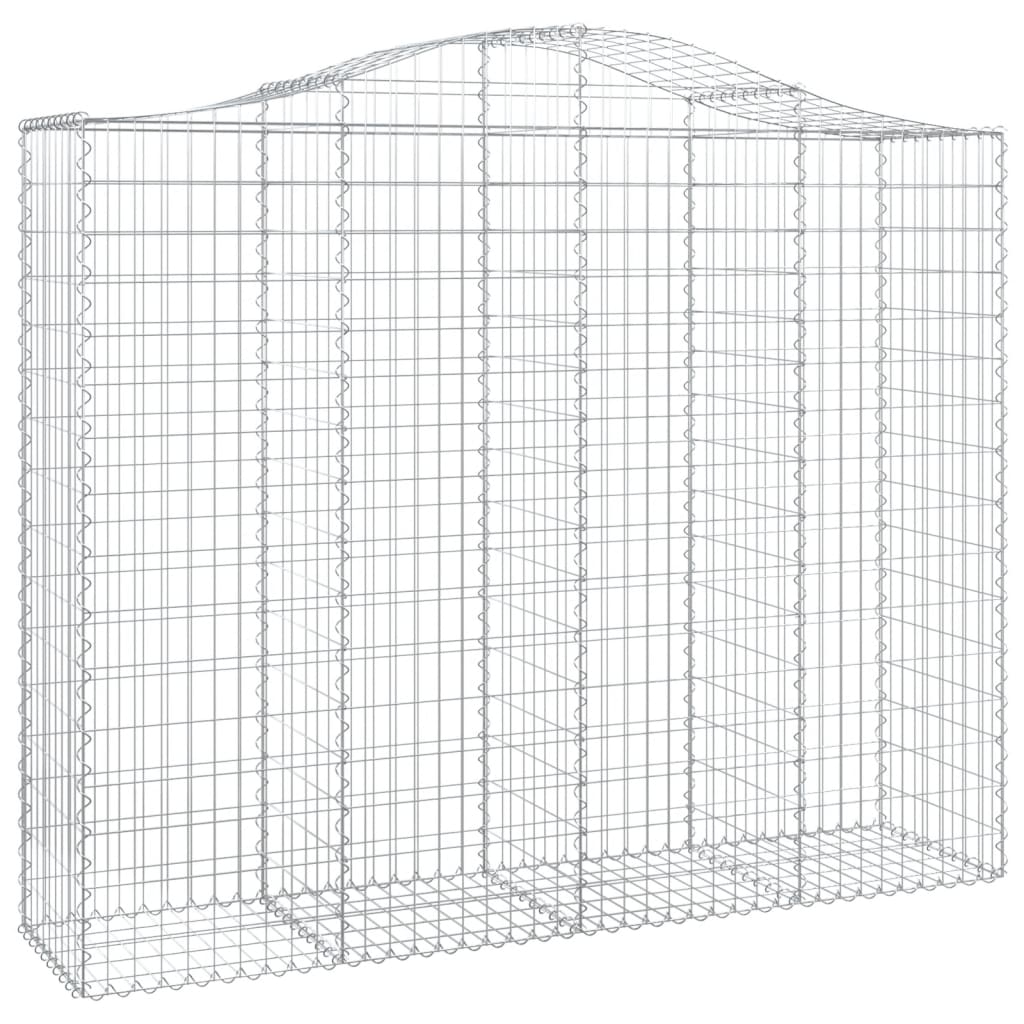 13 db íves horganyzott vas gabion kosár 200x50x160/180 cm 3