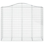 13 db íves horganyzott vas gabion kosár 200x50x160/180 cm 4
