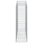 13 db íves horganyzott vas gabion kosár 200x50x160/180 cm 5