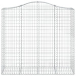 3 db íves horganyzott vas gabion kosár 200x50x180/200 cm 4