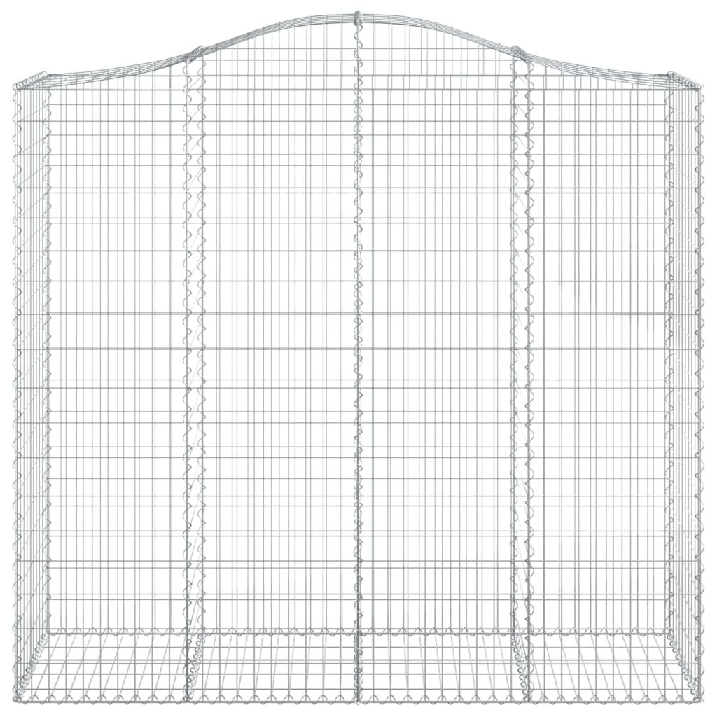 3 db íves horganyzott vas gabion kosár 200x50x180/200 cm 4