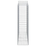 3 db íves horganyzott vas gabion kosár 200x50x180/200 cm 5