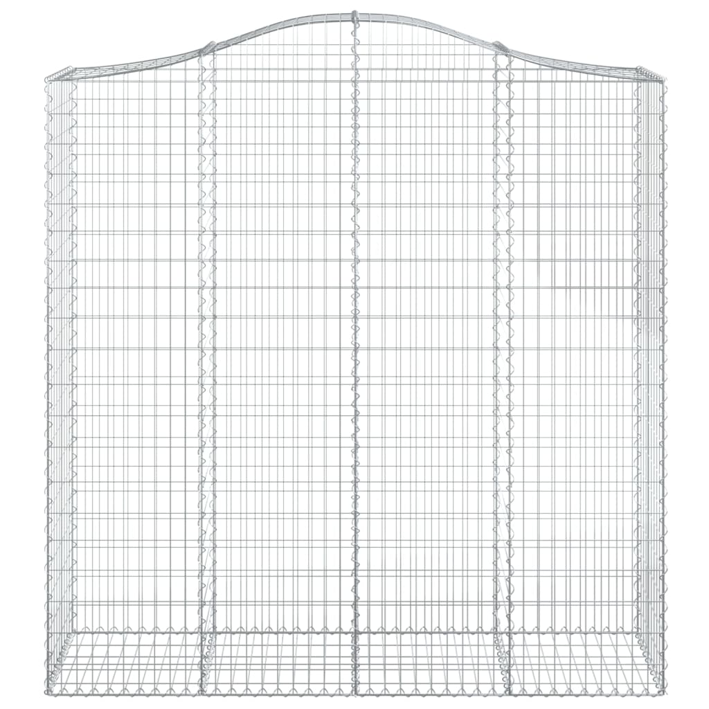 3 db íves horganyzott vas gabion kosár 200x50x200/220 cm 4