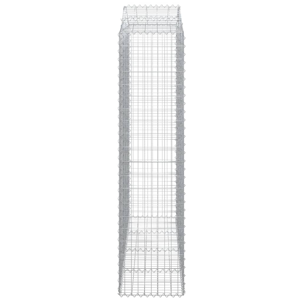 3 db íves horganyzott vas gabion kosár 200x50x200/220 cm 5