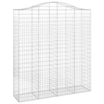 7 db íves horganyzott vas gabion kosár 200x50x220/240 cm 3