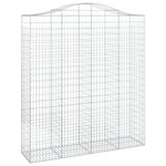 13 db íves horganyzott vas gabion kosár 200x50x220/240 cm 3
