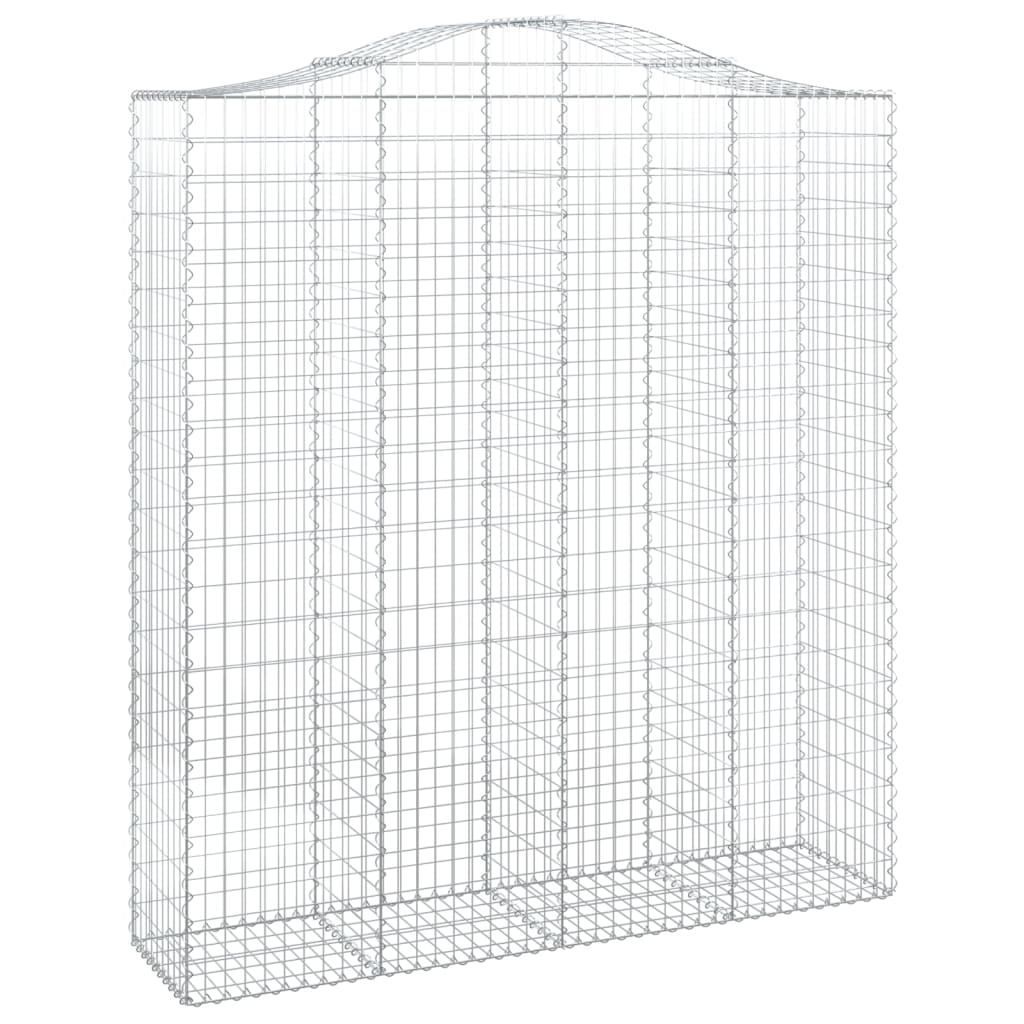 13 db íves horganyzott vas gabion kosár 200x50x220/240 cm 3