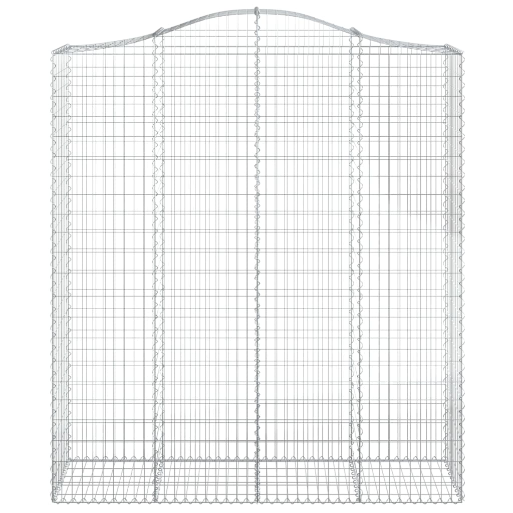 13 db íves horganyzott vas gabion kosár 200x50x220/240 cm 4