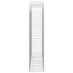 13 db íves horganyzott vas gabion kosár 200x50x220/240 cm 5