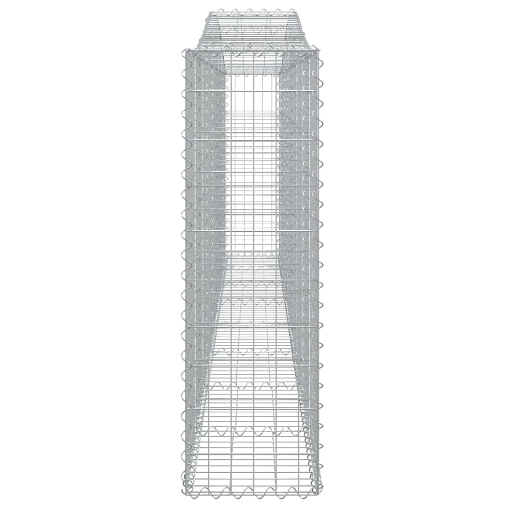4 db íves horganyzott vas gabion kosár 400x30x100/120 cm 5