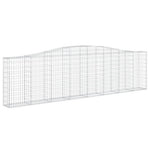 25 db íves horganyzott vas gabion kosár 400x30x100/120 cm 3