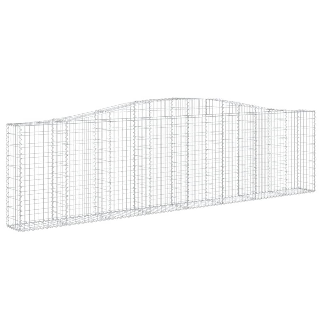 25 db íves horganyzott vas gabion kosár 400x30x100/120 cm 3