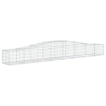 2 db íves horganyzott vas gabion kosár 400x50x40/60 cm 3