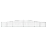 2 db íves horganyzott vas gabion kosár 400x50x40/60 cm 4