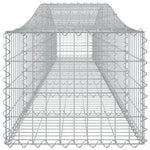 2 db íves horganyzott vas gabion kosár 400x50x40/60 cm 5
