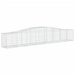 15 db íves horganyzott vas gabion kosár 400x50x60/80 cm 3