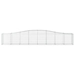 15 db íves horganyzott vas gabion kosár 400x50x60/80 cm 4