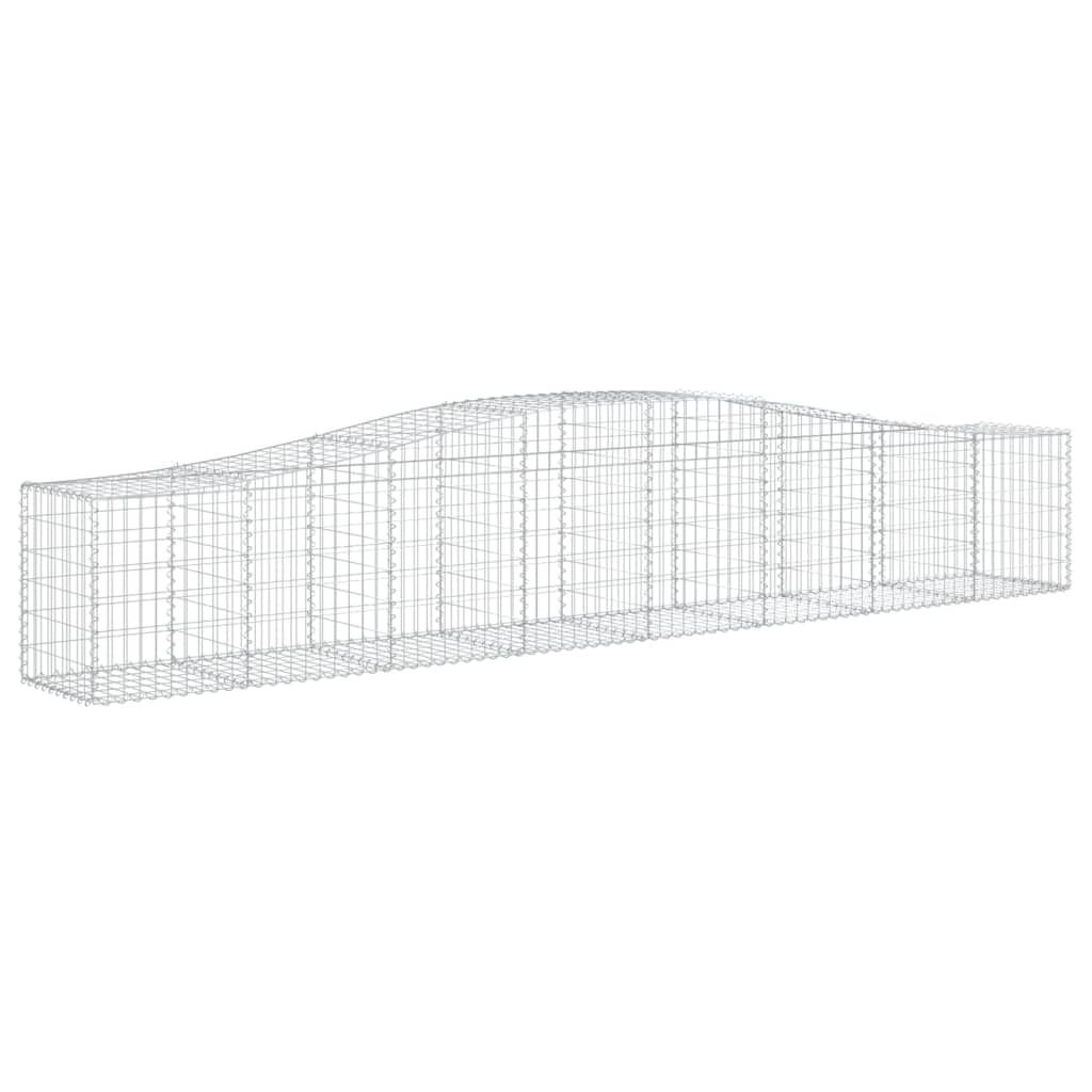 25 db íves horganyzott vas gabion kosár 400x50x60/80 cm 3