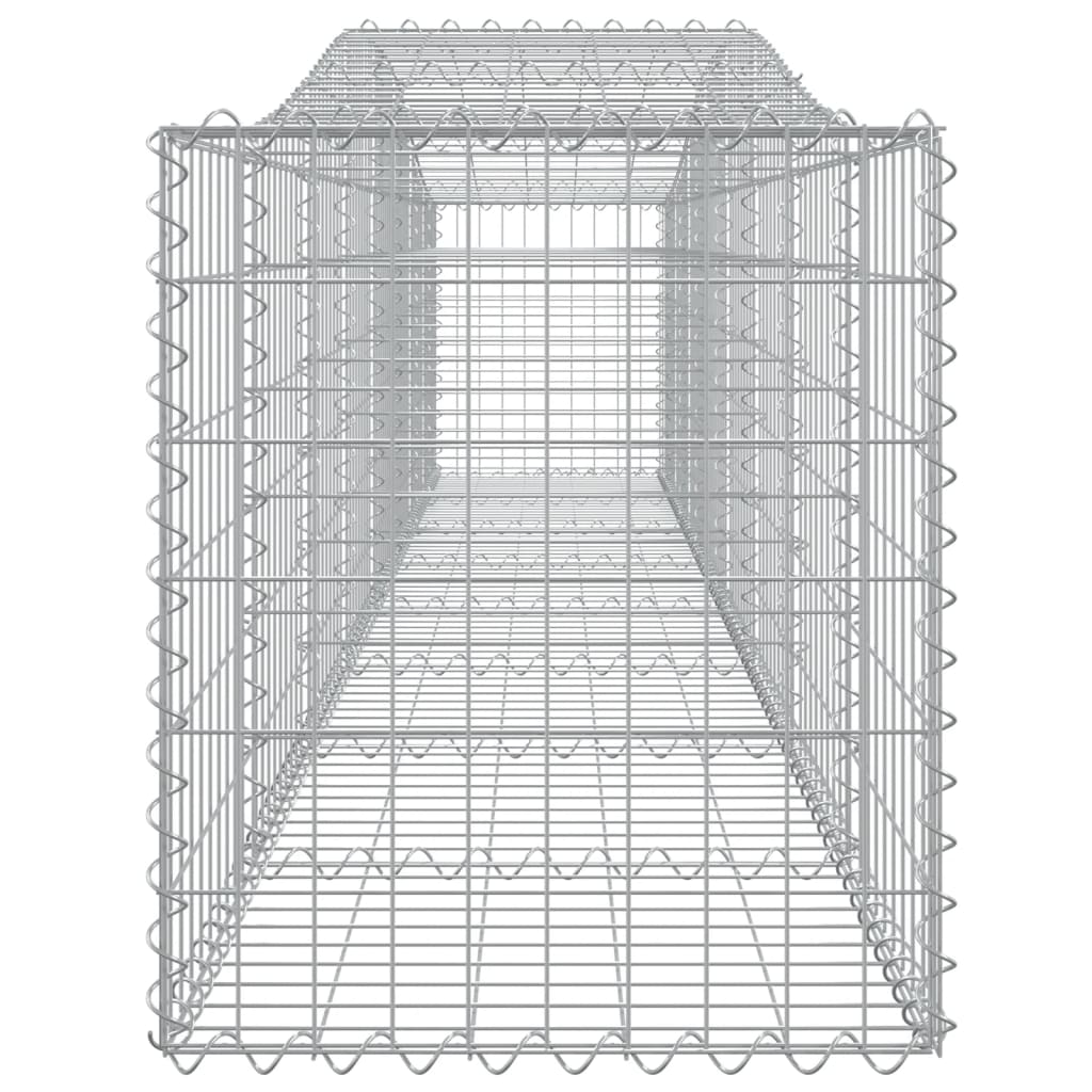 25 db íves horganyzott vas gabion kosár 400x50x60/80 cm 5
