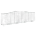 3 db íves horganyzott vas gabion kosár 400x50x100/120 cm 3
