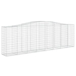 5 db íves horganyzott vas gabion kosár 400x50x120/140 cm 3