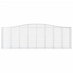 5 db íves horganyzott vas gabion kosár 400x50x120/140 cm 4
