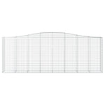 8 db íves horganyzott vas gabion kosár 400x50x140/160 cm 4