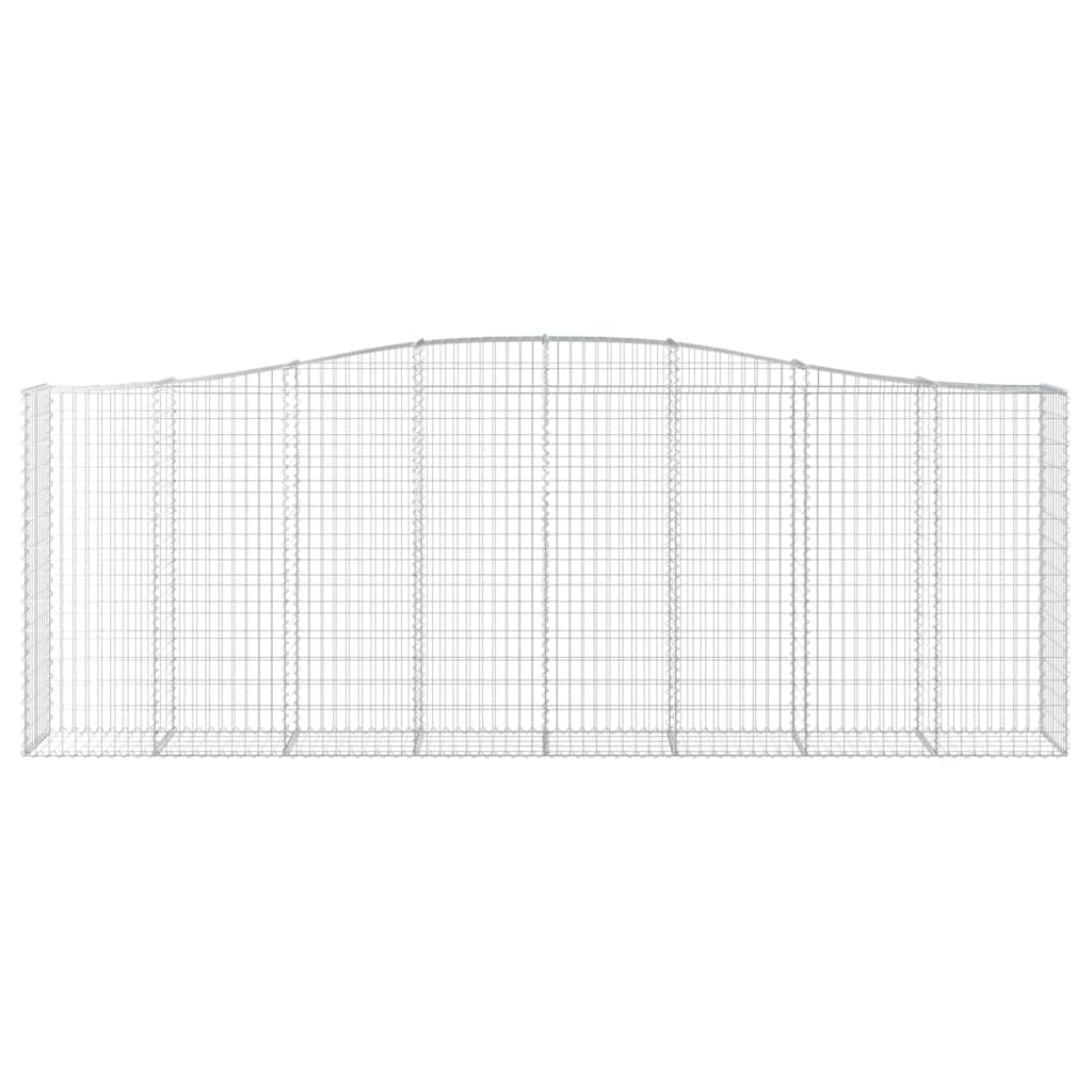 8 db íves horganyzott vas gabion kosár 400x50x140/160 cm 4