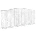 4 db íves horganyzott vas gabion kosár 400x50x160/180 cm 3