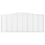 8 db íves horganyzott vas gabion kosár 400x50x160/180 cm 4